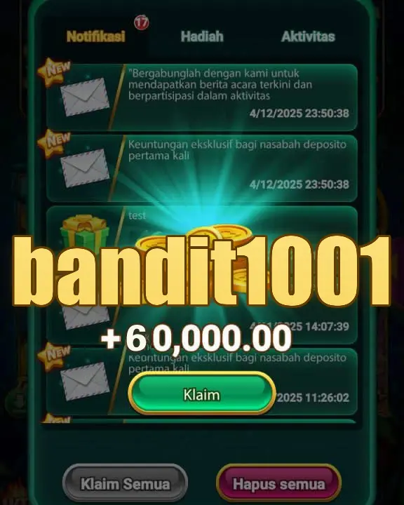 bandit1001 Masuk