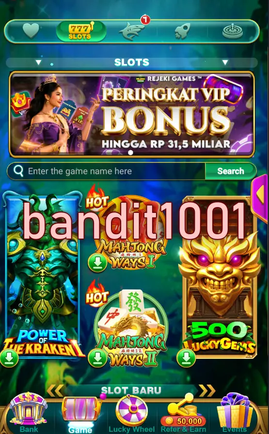 bandit1001 Tangkapan Layar Resmi APK